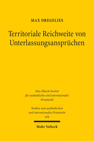 Territoriale Reichweite von Unterlassungsansprüchen