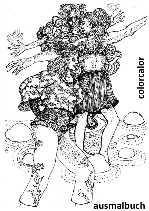 coloring books 1, 2, 3 / ausmalbuch - colorcalor colorcalor