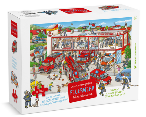 Mein riesengro&szlig;es Feuerwehr Wimmelpuzzle (Kinderpuzzle)