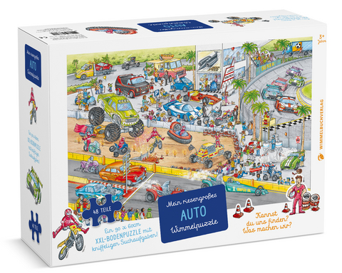 Mein riesengro&szlig;es Auto Wimmelpuzzle (Kinderpuzzle)