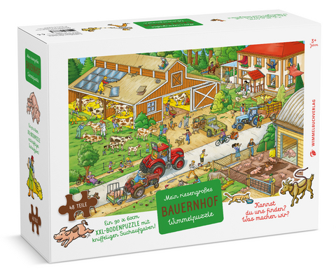 Mein riesengro&szlig;es Bauernhof Wimmelpuzzle (Kinderpuzzle)