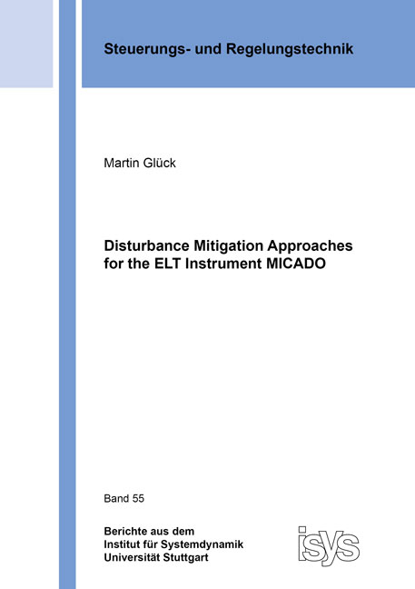 Disturbance Mitigation Approaches for the ELT Instrument MICADO - Martin Gl&uuml;ck