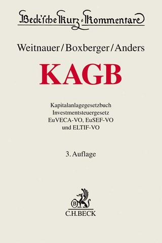 Kapitalanlagegesetzbuch. KAGB