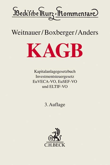 Kapitalanlagegesetzbuch. KAGB - 