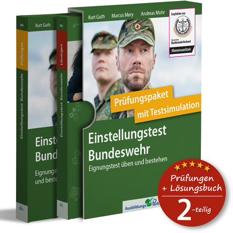 Einstellungstest Bundeswehr: Pr&uuml;fungspaket mit Testsimulation - Kurt Guth, Marcus Mery, Andreas Mohr
