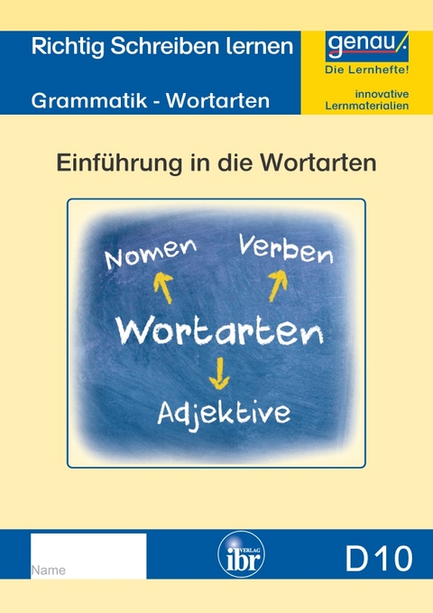 D10 - Grammatik - Einf&uuml;hrung in die Wortarten - Cornelia Henkel