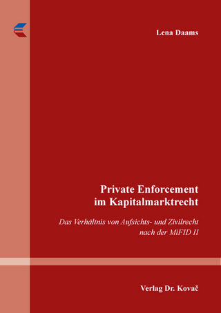 Private Enforcement im Kapitalmarktrecht