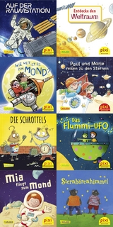 Pixi-8er-Set 274: Mit Pixi durchs Weltall (8x1 Exemplar) -  diverse