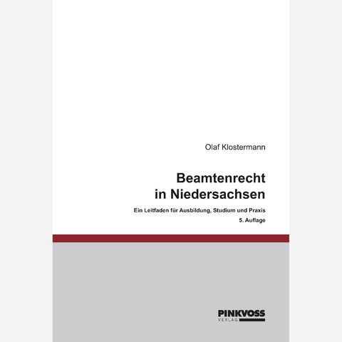 Beamtenrecht in Niedersachsen - Olaf Klostermann