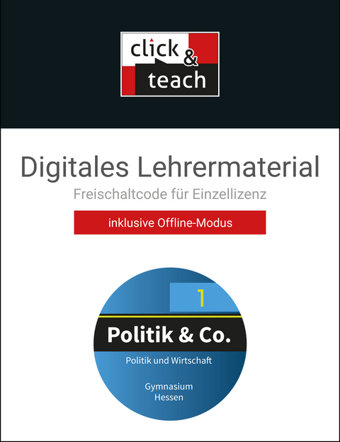 Politik & Co. &ndash; Hessen - neu / Politik & Co. HE click & teach 1 Box - neu - Carsten Reichert, Sabrina Reinhardt, Martina Tschirner