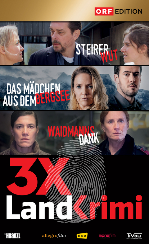 Landkrimi-Set 6: Steirerwut/Das M&auml;dchen aus dem Bergsee/Waidmannsdank