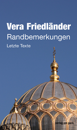 Randbemerkungen - Vera Friedl&auml;nder