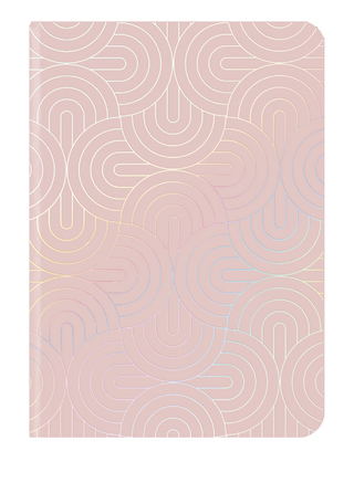 RAINBOWS 14,8x21 cm - Booklet - 48 Seiten, Punktraster und blanko - Softcover - gebunden