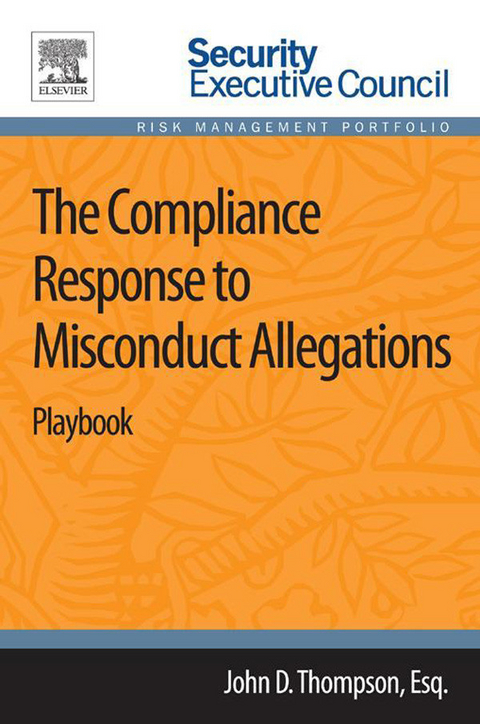 Compliance Response to Misconduct Allegations -  John D. Thompson