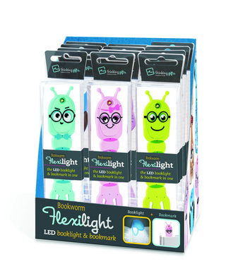 Bookworm Flexilight Sortiment mit Display mit 18 Stück
