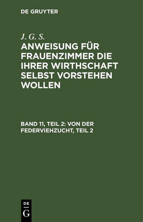 Von der Federviehzucht, Teil 2
