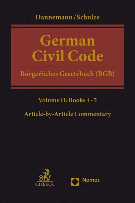 German Civil Code Volume II - 