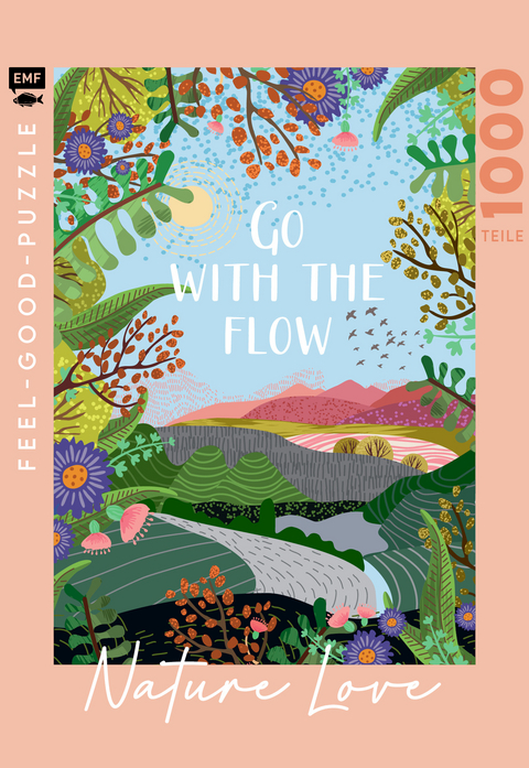 Feel-good-Puzzle 1000 Teile - NATURE LOVE: Go with the flow