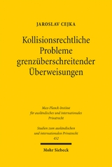 Kollisionsrechtliche Probleme grenzüberschreitender Überweisungen - Jaroslav Cejka