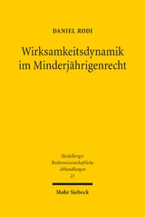 Wirksamkeitsdynamik im Minderjährigenrecht - Daniel Rodi