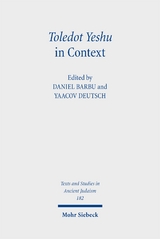 Toledot Yeshu in Context - 