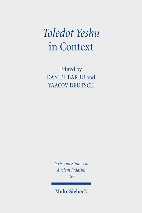Toledot Yeshu in Context - 