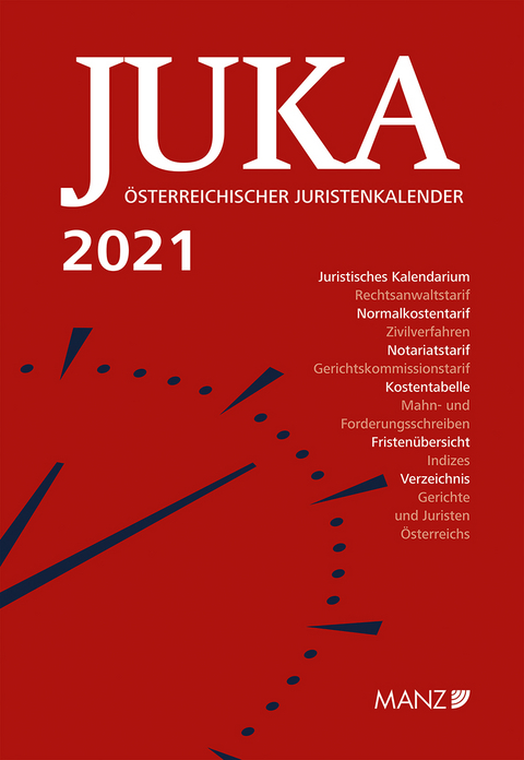 &Ouml;sterreichischer Juristenkalender 2021 JuKa