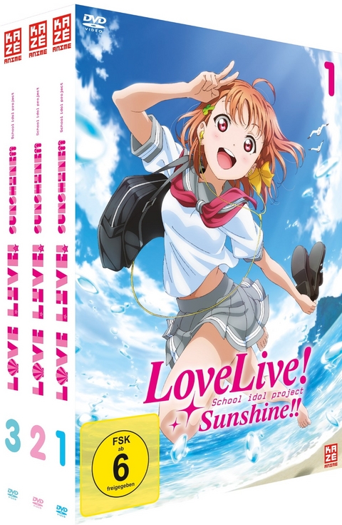 Love Live! Sunshine!! - Gesamtausgabe - DVD-Box (3 DVDs) - Kazuo Sakai