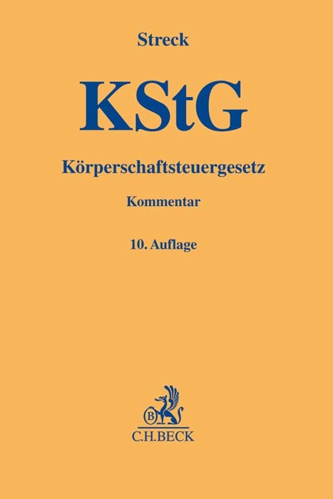 K&ouml;rperschaftsteuergesetz. KStG - 
