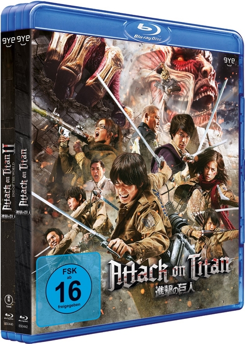 Attack on Titan - Film 1&2 - Bundle (2 Blu-rays) - Shinji Higuchi