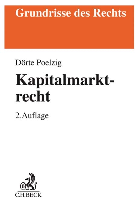 Kapitalmarktrecht - D&ouml;rte Poelzig