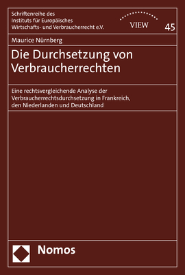 Die Durchsetzung von Verbraucherrechten - Maurice N&uuml;rnberg