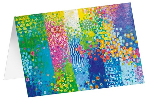 Kunstkarten "Bl&uuml;tenparadies" - 5 Stk