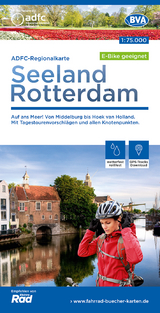 ADFC-Regionalkarte Seeland Rotterdam, 1:75.000, mit Tagestourenvorschl&auml;gen, rei&szlig;- und wetterfest, E-Bike-geeignet, mit Knotenpunkten, GPS-Tracks Download