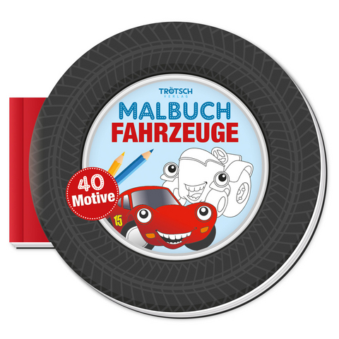 Tr&ouml;tsch Malbuch Fahrzeuge Malbuch - 