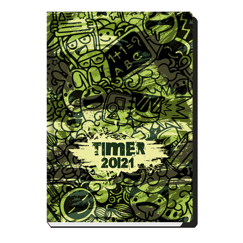 Trötsch Schülerkalender für Schlaue Scribble 2021/2022 - 