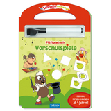 Tr&ouml;tsch Unser kleines Sandm&auml;nnchen Schreib und wisch weg Vorschulspiele Pittiplatsch Pappenbuch - 