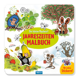 Tr&ouml;tsch Der kleine Maulwurf Jahreszeitenmalbuch Sticker und Malbuch - 