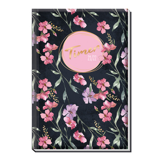 Trötsch Schülerkalender Special mit Wattierung Flower 2021/2022