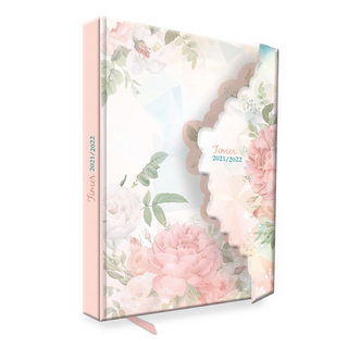 Trötsch Schülerkalender mit Klappe Flower 2021/2022