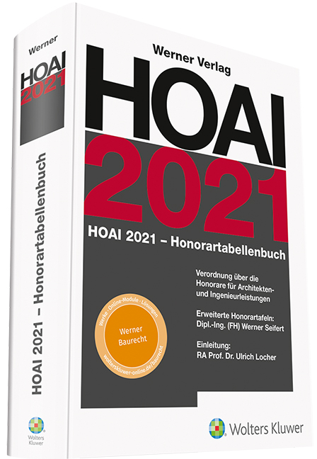 HOAI 2021 Honorartabellenbuch - 