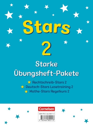 STARS - starke Übungshefte - Basiskompetenzen Deutsch und Mathematik - 2. Schuljahr
