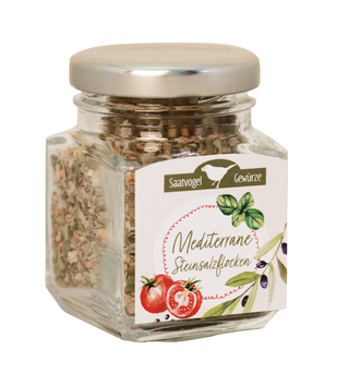 Mediterrane Steinsalzflocken