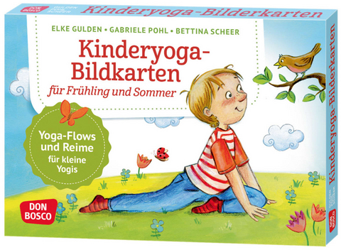 Kinderyoga-Bildkarten für Frühling und Sommer - Elke Gulden, Bettina Scheer, Gabriele Pohl