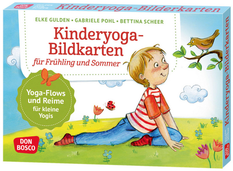 Kinderyoga-Bildkarten f&uuml;r Fr&uuml;hling und Sommer - Elke Gulden, Bettina Scheer, Gabriele Pohl