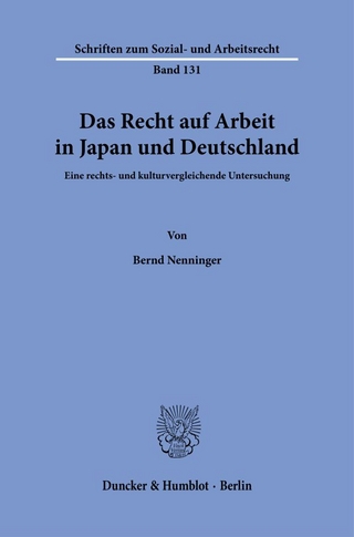Das Recht auf Arbeit in Japan und Deutschland.