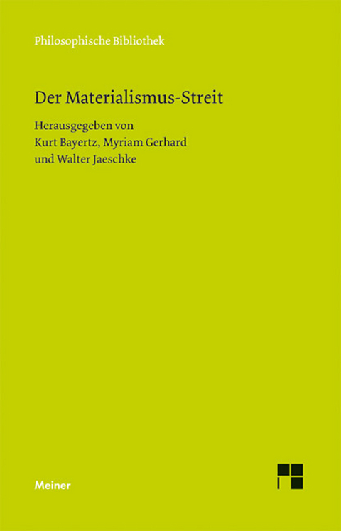 Der Materialismus-Streit - 