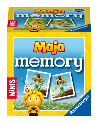 Ravensburger Minis - 24555 Biene Maja memory® - Der Kinderspiel Klassiker ab 3 Jahren, Gedächtnisspiel für 2-4 Spieler