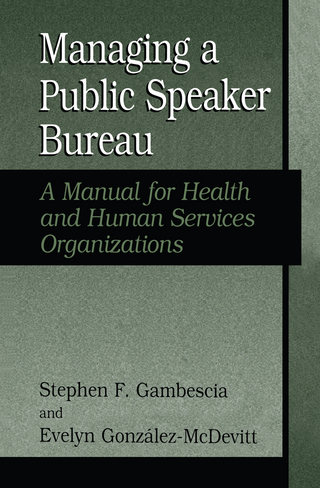 Managing A Public Speaker Bureau