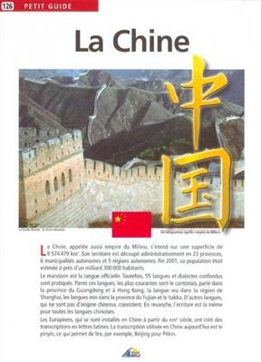 CHINE -LA- -  PETIT GUIDE 126